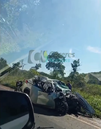 Colis�o frontal na BR-070 deixa duas v�timas fatais em C�ceres
