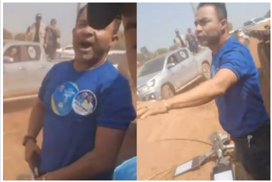 Candidato � reelei��o, vereador saca arma em confus�o no interior