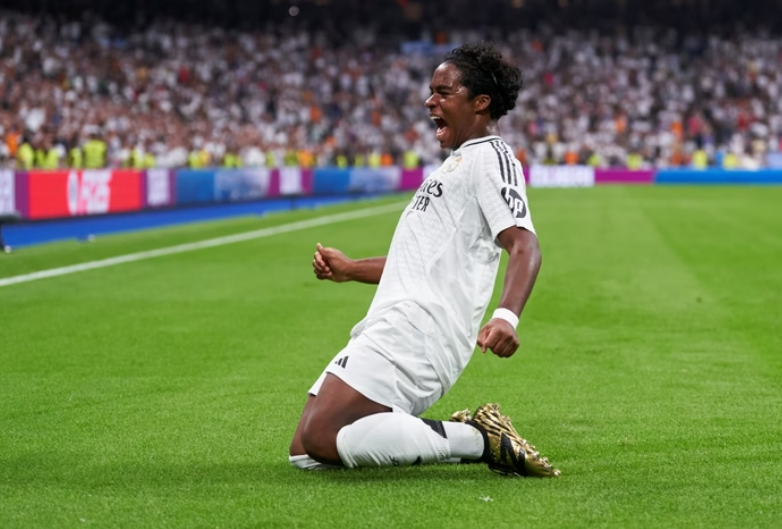 Endrick bate marcas ao fazer gol em estreia pelo Real Madrid.