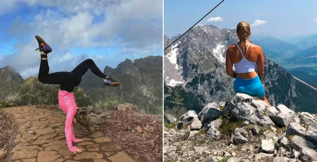 Ginasta tcheca morre ap�s queda de penhasco na Alemanha enquanto tentava tirar uma selfie  A ginasta tcheca Natalie Stichova, de 23 anos, faleceu ap�s