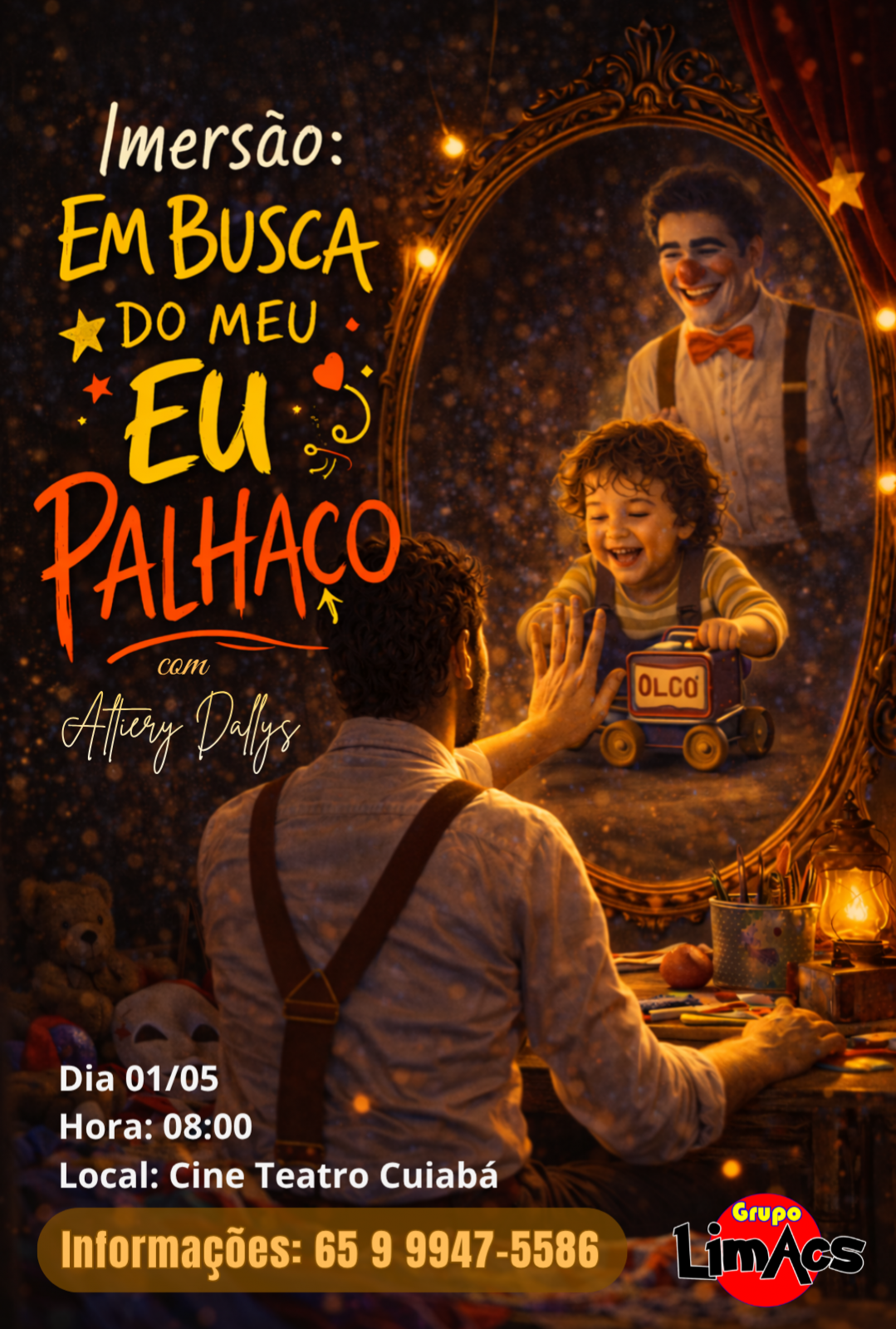 �Em Busca do Meu Eu Palha�o� convida participantes para jornada de reconex�o e autoconhecimento