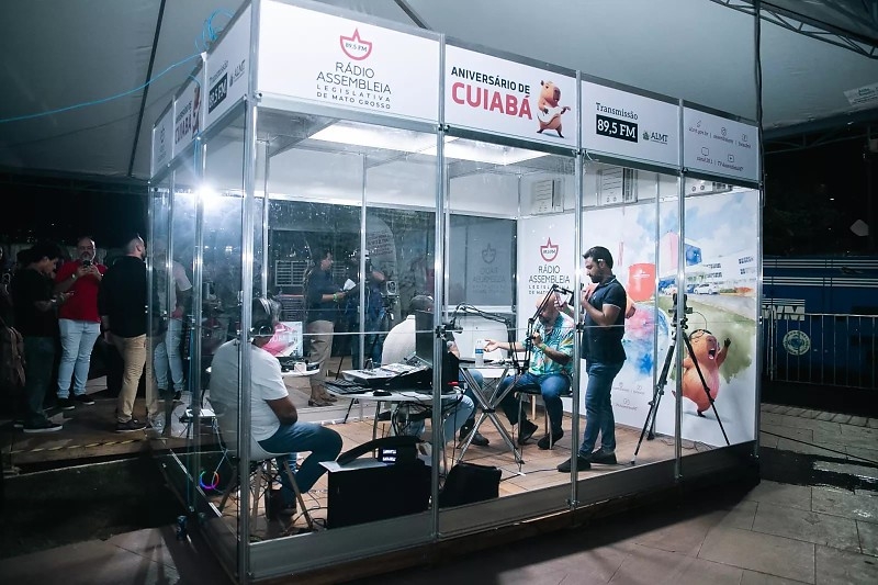 Max Russi leva Casa de Vidro da ALMT ao Parque das �guas e aproxima Legislativo da popula��o