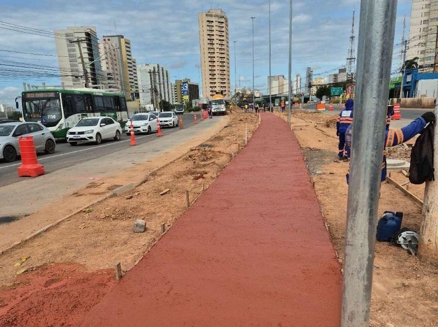 Obras do BRT continuam sem previs�o de interdi��es totais na pr�xima semana em Cuiab�