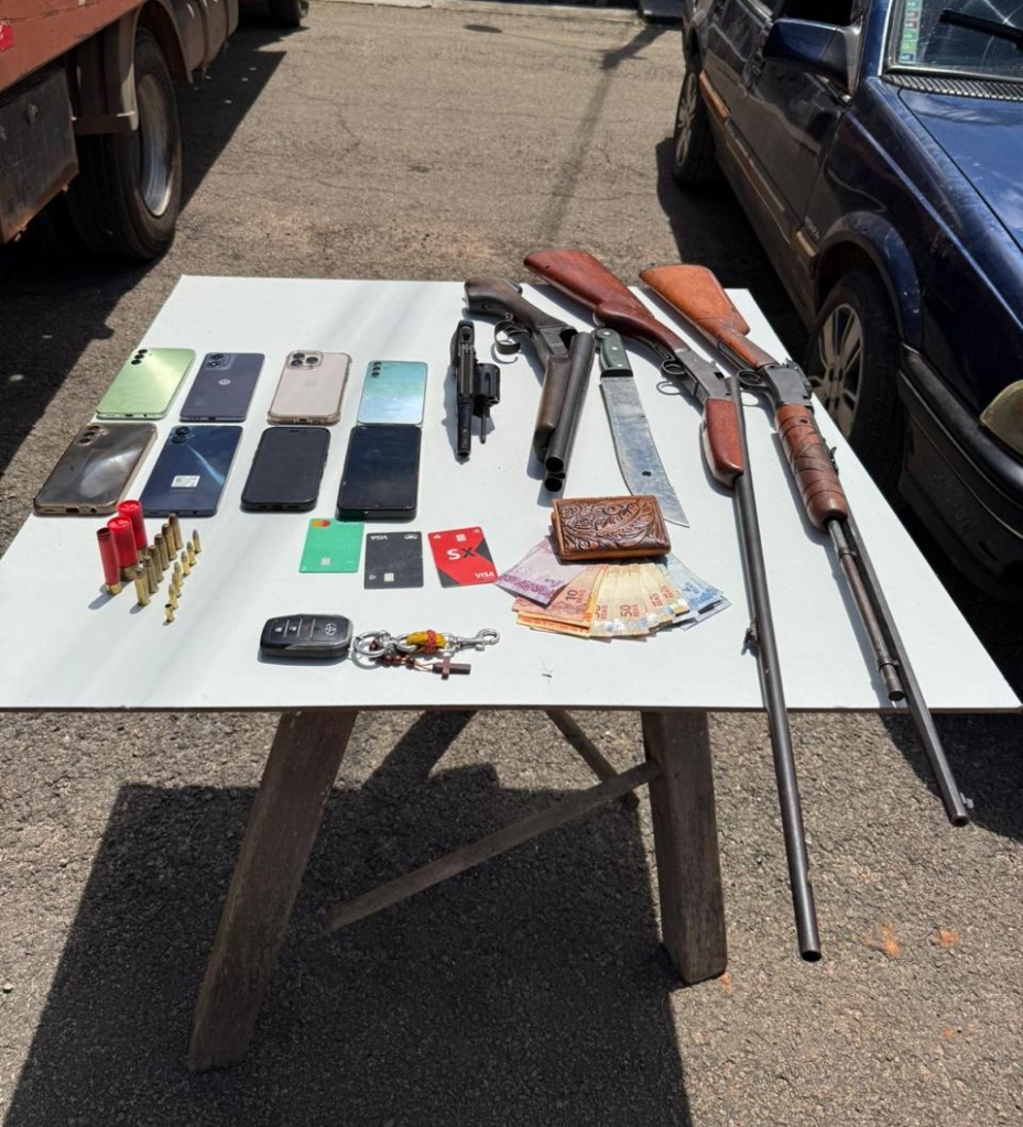 Pol�cia Militar prende quadrilha suspeita de roubo e sequestro de fam�lia em Terra Nova do Norte