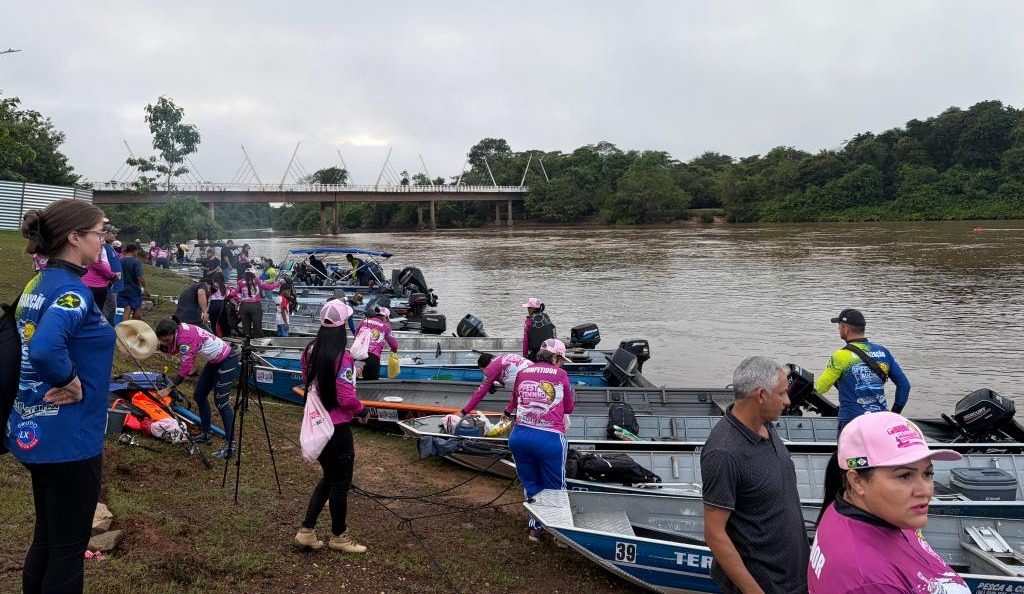 Competição feminina marca nova etapa do Festival de Pesca de Barra do Bugres