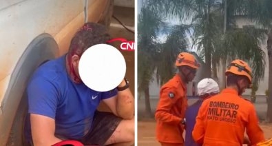 Funcionário é ferido com barra de ferro durante discussão com patrão em MT (Vídeo)