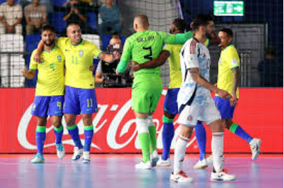 Brasil goleia Costa Rica e avan�a para as quartas de final da Copa do Mundo de Futsal