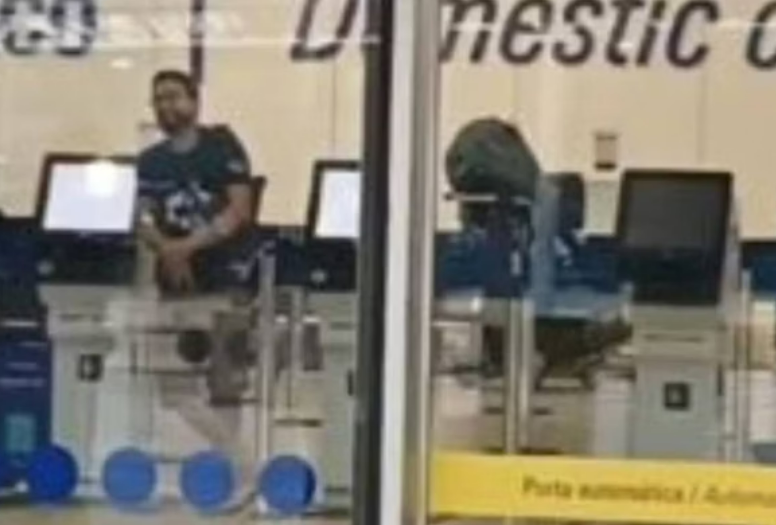 Homem armado causa tumulto em aeroporto de Fortaleza; situao  contornada pela polcia