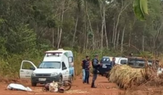 Motociclista morre em acidente na estrada do assentamento Gavio em Barra do Bugres