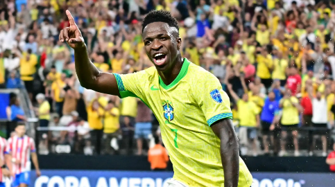 Vini Jr. � cortado da Sele��o Brasileira ap�s les�o cervical; Andreas Pereira � convocado