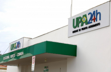 Homem  preso por importunao sexual em frente a UPA em Cuiab