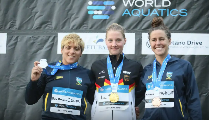 �guas abertas: Brasil leva prata e bronze em etapa da Copa do Mundo