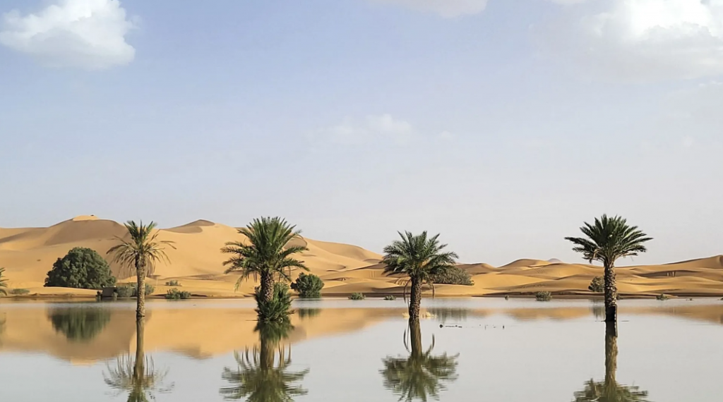 Fotos raras mostram enchentes no maior deserto quente da Terra, o Saara