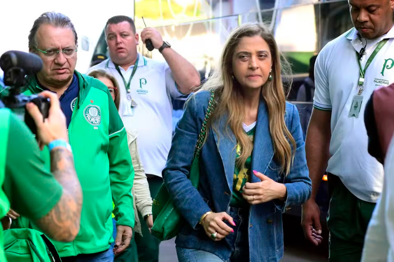 Leila diz que no vai mais patrocinar o Palmeiras, descarta Gabigol e Jesus e quer renovar com Abel