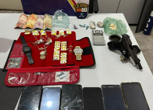 PM prende dois homens por tr�fico de drogas e porte ilegal de arma no Alto Paraguai