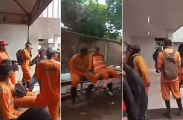 Garis paralisam atividades por falta de pagamento em Cuiab�