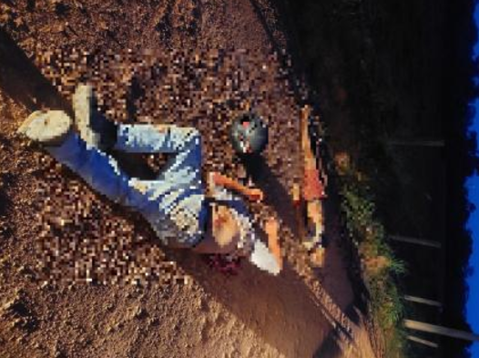 Ciclista morre ap�s colis�o com motociclista em estrada vicinal de Alta Floresta