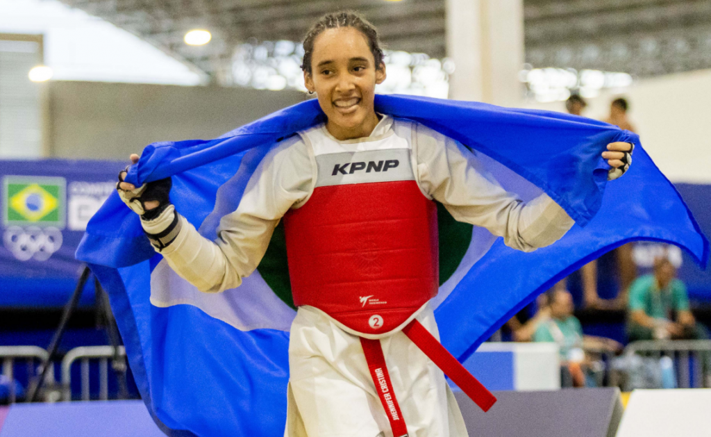Inspirada por atleta ol�mpica de MT, estudante conquista ouro nos Jogos da Juventude em Jo�o Pessoa