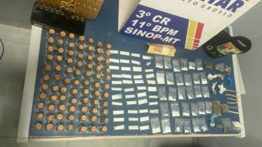 Propriet�rio de bar em Sinop � detido com drogas e por permitir consumo de bebidas alco�licas por menores