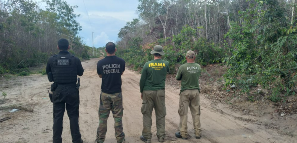 Trs pessoas so presas durante ao de combate ao garimpo ilegal em Terras Indgenas no MT