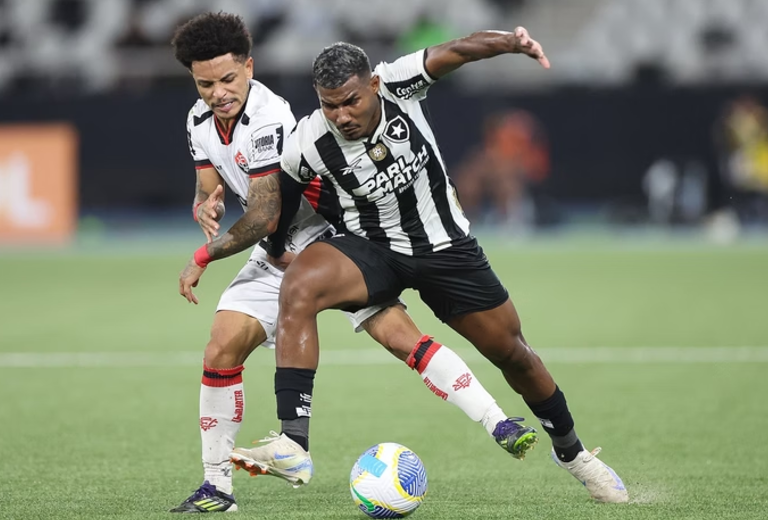 Botafogo trope�a, Palmeiras vence e assume a lideran�a do Brasileir�o