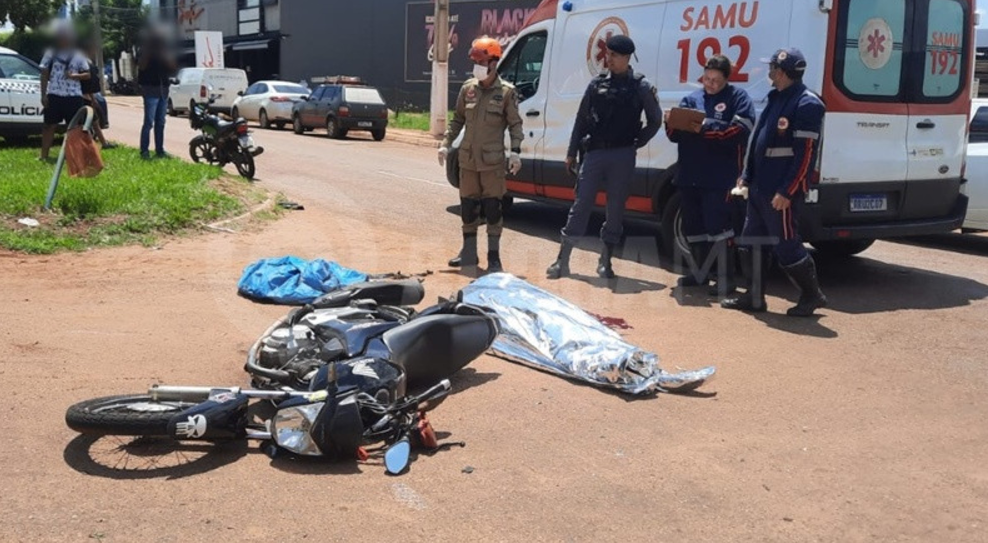 Adolescente de 16 anos morre em coliso com caminho em Rondonpolis