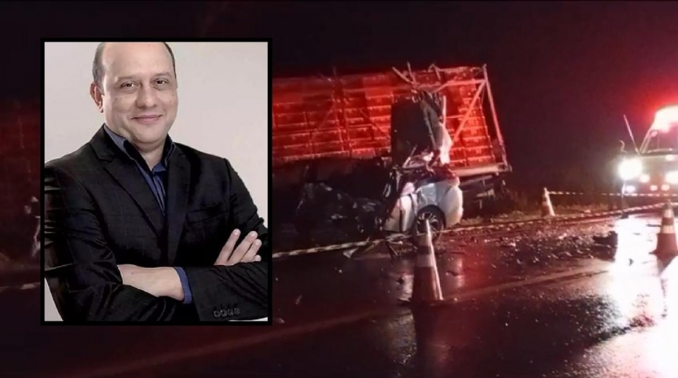 Diretor de r�dio morre em grave acidente na BR-163 em Sorriso