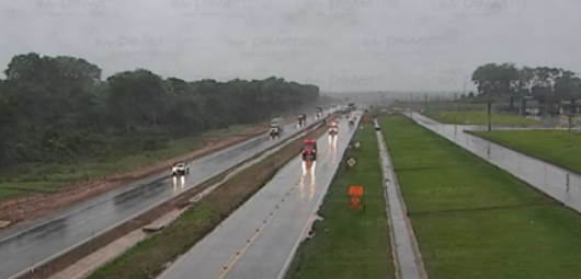 Trabalhador sofre acidente durante obras de duplica��o da BR-163 em Nova Mutum