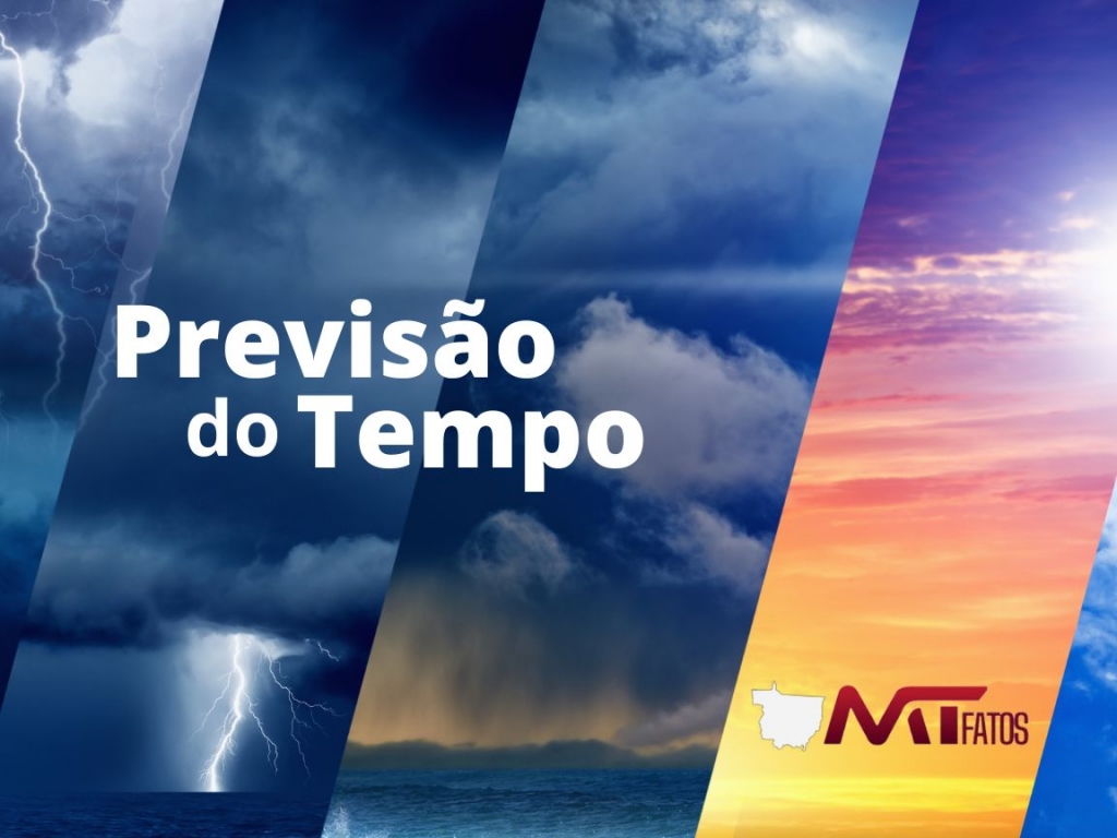 Alerta para chuvas intensas em Mato Grosso durante o fim de semana