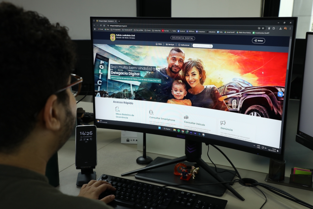 Governo de MT lan�a Delegacia Digital da Pol�cia Civil nesta segunda-feira (09)