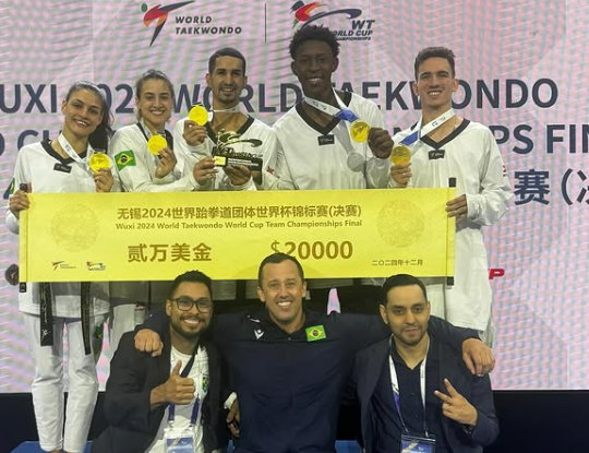 Seleo Brasileira de Taekwondo conquista bicampeonato mundial na China