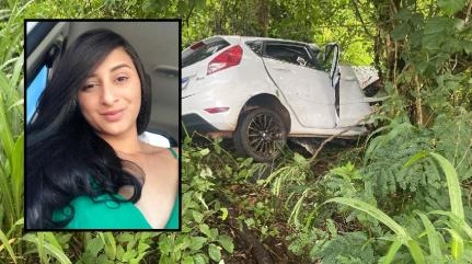 M�e morre em acidente e filhas pedem socorro na Estrada de Chapada