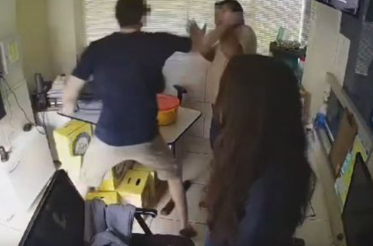 Morador agride funcion�rio de condom�nio em Cuiab� durante discuss�o por imagens de seguran�a