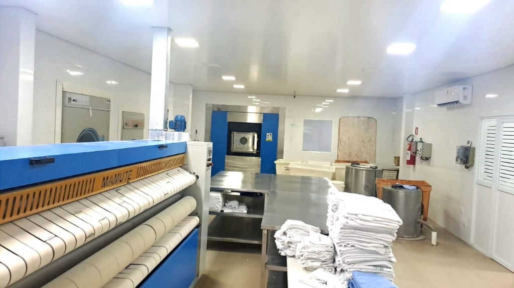 Hospital de C�ncer de MT � refer�ncia em lavanderia hospitalar no estado