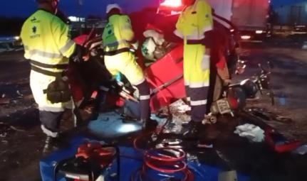 Mulher morre em acidente entre 3 ve�culos na BR-070 em VG