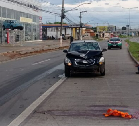 Pedestre � Atropelado por Motorista de Aplicativo em V�rzea Grande