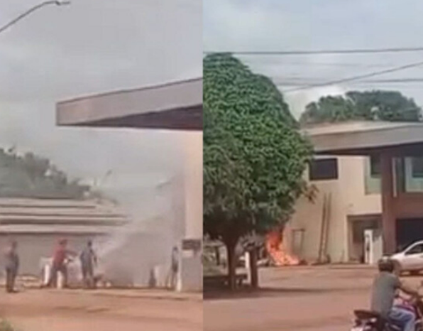 Trabalhador sofre queimaduras em 100% do corpo ap�s explos�o em posto de combust�veis em Colniza