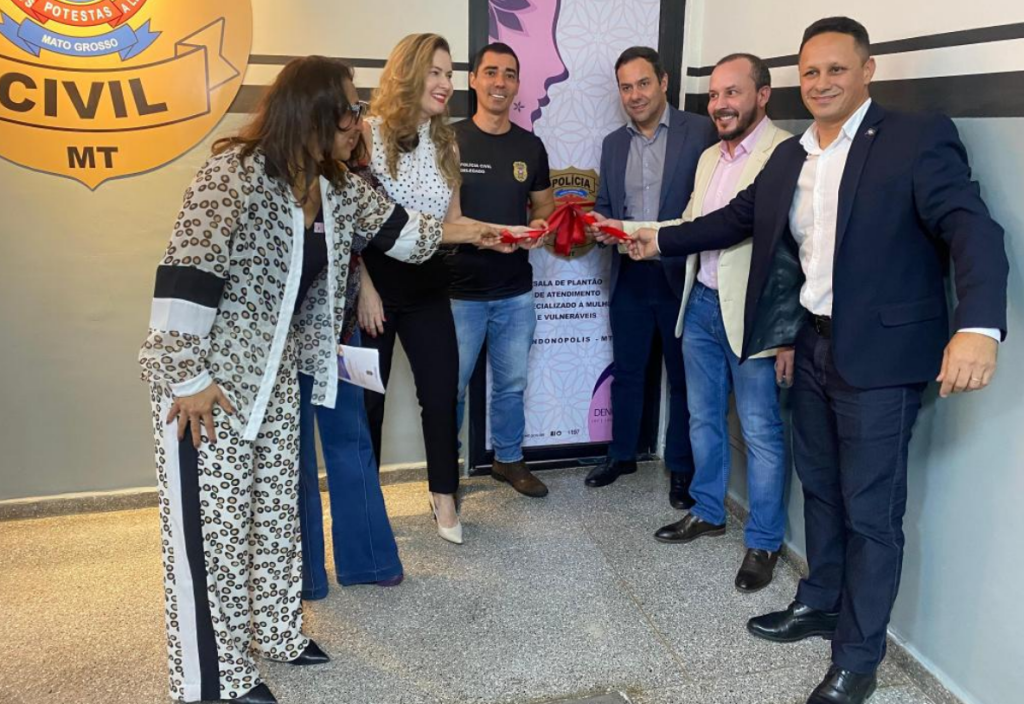 Pol�cia Civil inaugura primeira sala 24h de atendimento a mulheres v�timas de viol�ncia em Rondon�polis