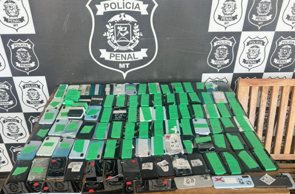 Opera��o Toler�ncia Zero apreende 191 celulares e outros il�citos em unidades prisionais de Mato Grosso