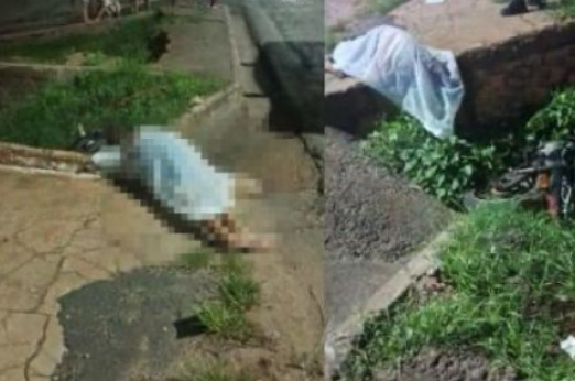 Motociclista morre ap�s queda em buraco no Jardim Vit�ria, em Cuiab�