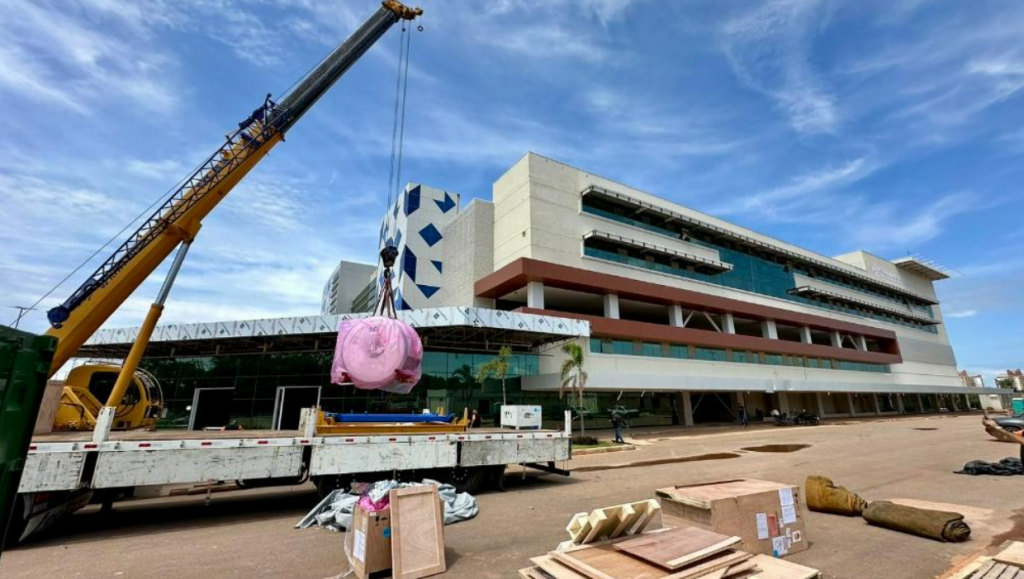 Hospital Central inicia instala��o de equipamentos de resson�ncia magn�tica