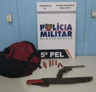 Homem � preso em Nova Bandeirantes por dirigir embriagado e portar arma artesanal