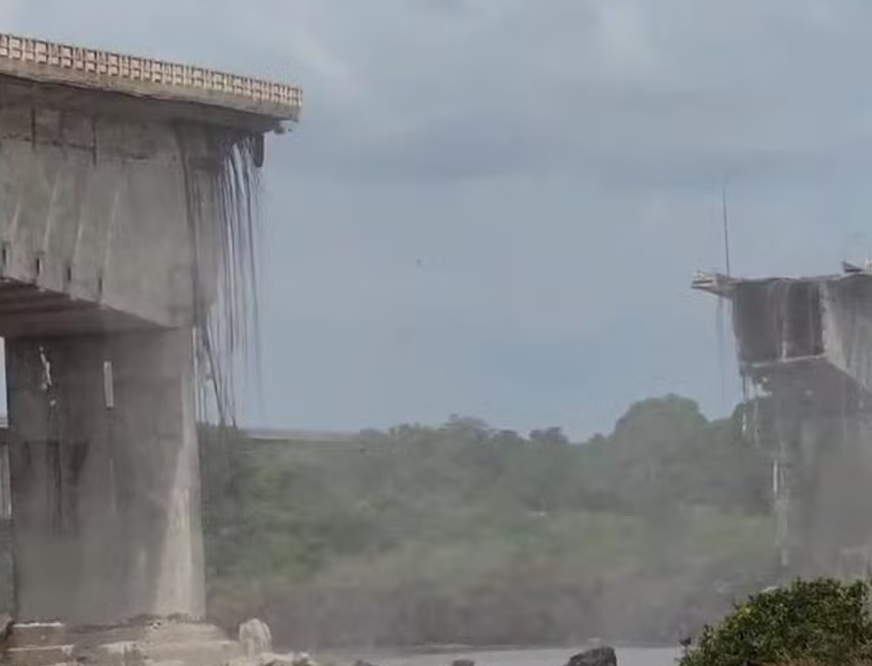 Desabamento de ponte entre Maranh�o e Tocantins deixa um morto e dois feridos