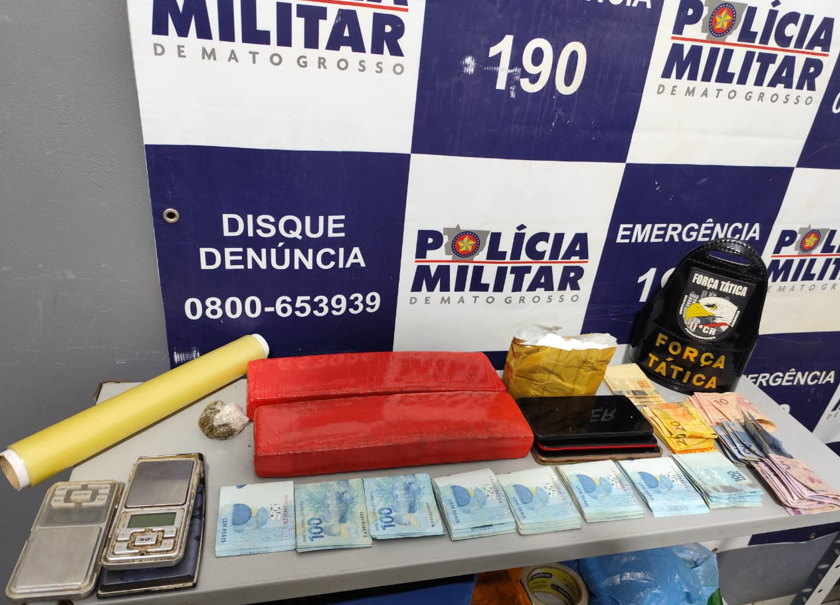 Mulher  presa por trfico de drogas durante Operao em Campo Verde