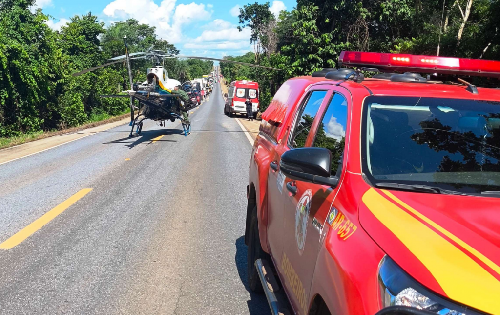 Acidente na BR-070 deixa uma pessoa morta e outra ferida em Pocon�