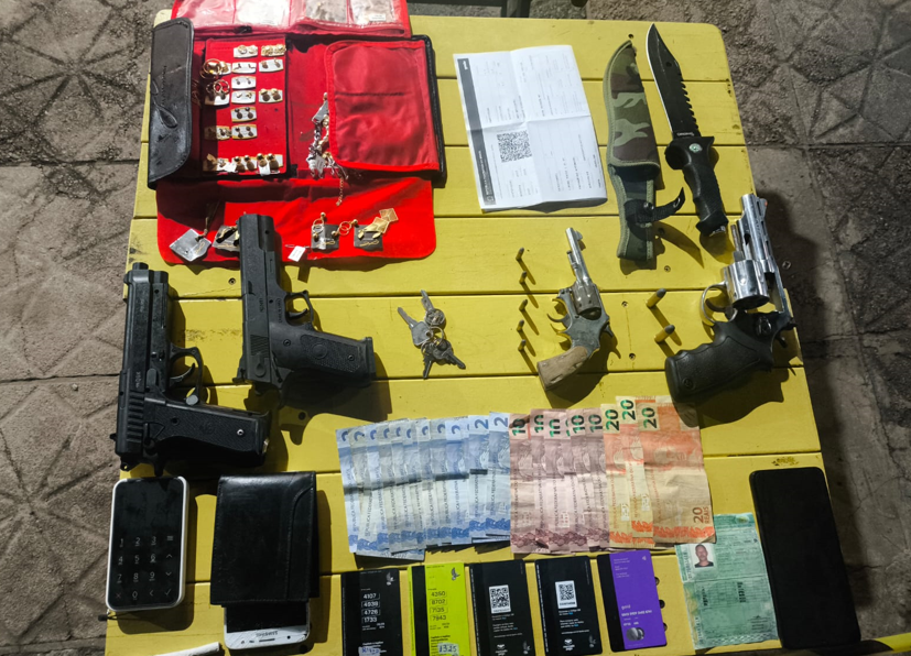 Pol�cia Militar prende trio armado ap�s persegui��o e confronto em Sinop