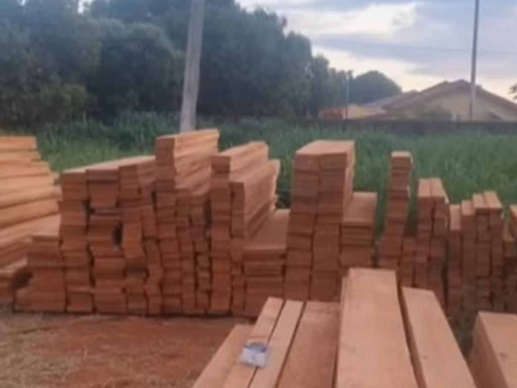 Motorista � preso ao ser flagrado transportando madeira de forma ilegal em rodovia de MT