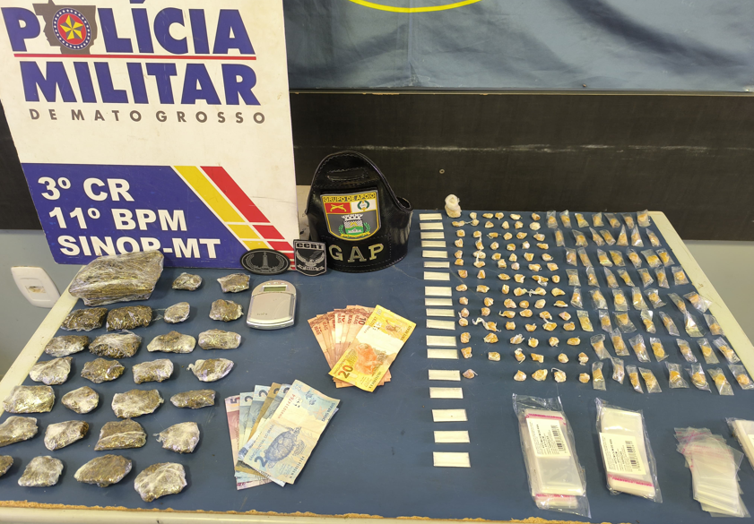 Duas Mulheres S�o Presas em Flagrante por Tr�fico de Drogas em Sinop