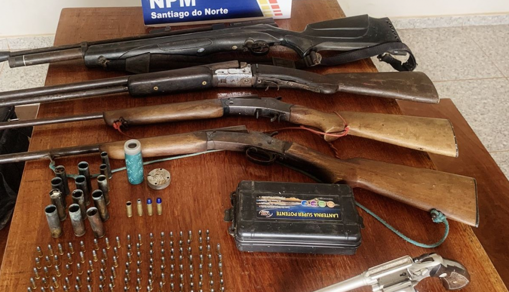 PM prende homem por c�rcere privado, estupro e posse ilegal de armas em Paranatinga