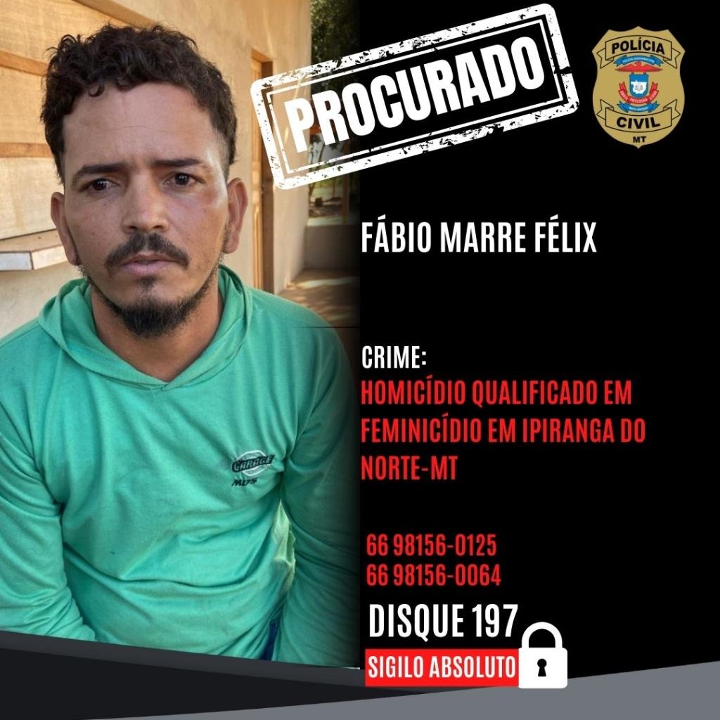 Pol�cia procura por homem que ateou combust�vel e matou companheira queimada em Ipiranga do Norte
